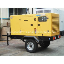 30kw 35kw Isuzu Diesel Engines (4JB1TA) Trailer Mobile Electric Power Generator